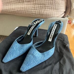 Alexander Wang Denim Heels